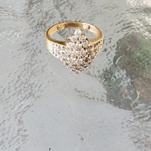 14K Gold Diamond Ring